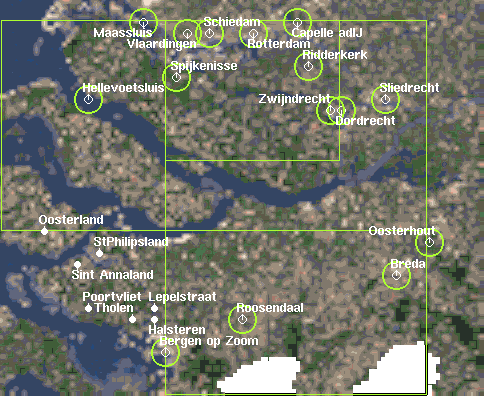 Sites in Regio Rotterdam
