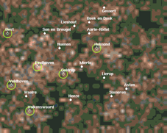 Sites in Regio Eindhoven
