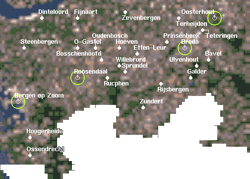 Sites in Region Breda